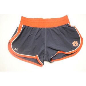 Under Armour Run Auburn Tigers Gym Shorts HeatGear Semi-Fitted Womens Small x 3"